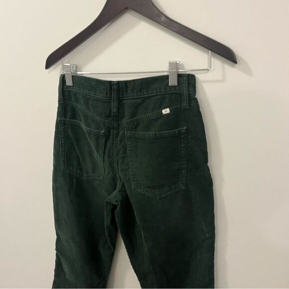 Aritzia Sunday Best Zola Mom Corduroy Pants in Scarab Green Size 00 - Picture 8 of 15